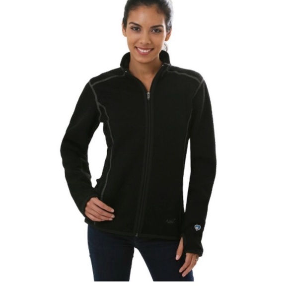 Kuhl Jackets & Blazers - Kuhl Alpaca Fleece Jacket Size Large Full Zip Long Sleeve w/Thumbholes Maroon